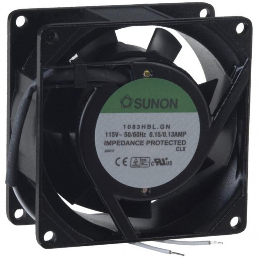SUNON SF11580A 1083 HSL.GN 115V AC 0.15/0.13A 8038mm Ball Bearing Industrial Axial Cooling Fan