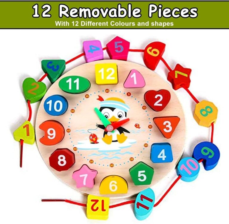 Clock Wooden - Age Group: All Ages
