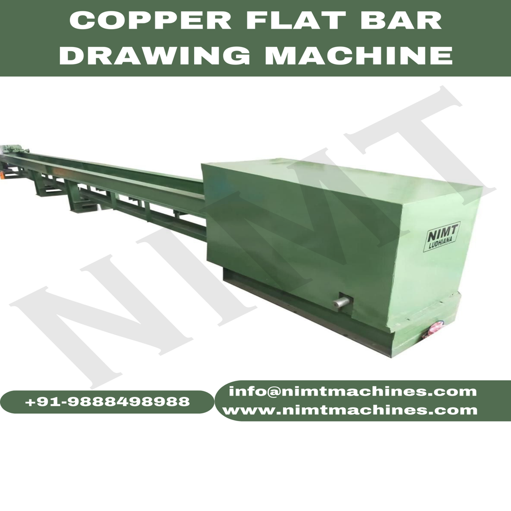 Copper Flat Bar Drawing Machine - Color: Green
