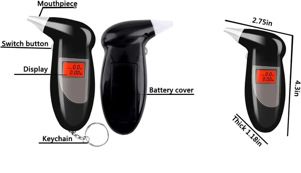 AT68S, Alcohol Tester Breath Analyzer, AT-03