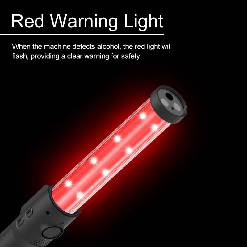 True Sense Non Contact Alcohol Tester Breath Analyser With LED Traffic Control Baton, AT-04