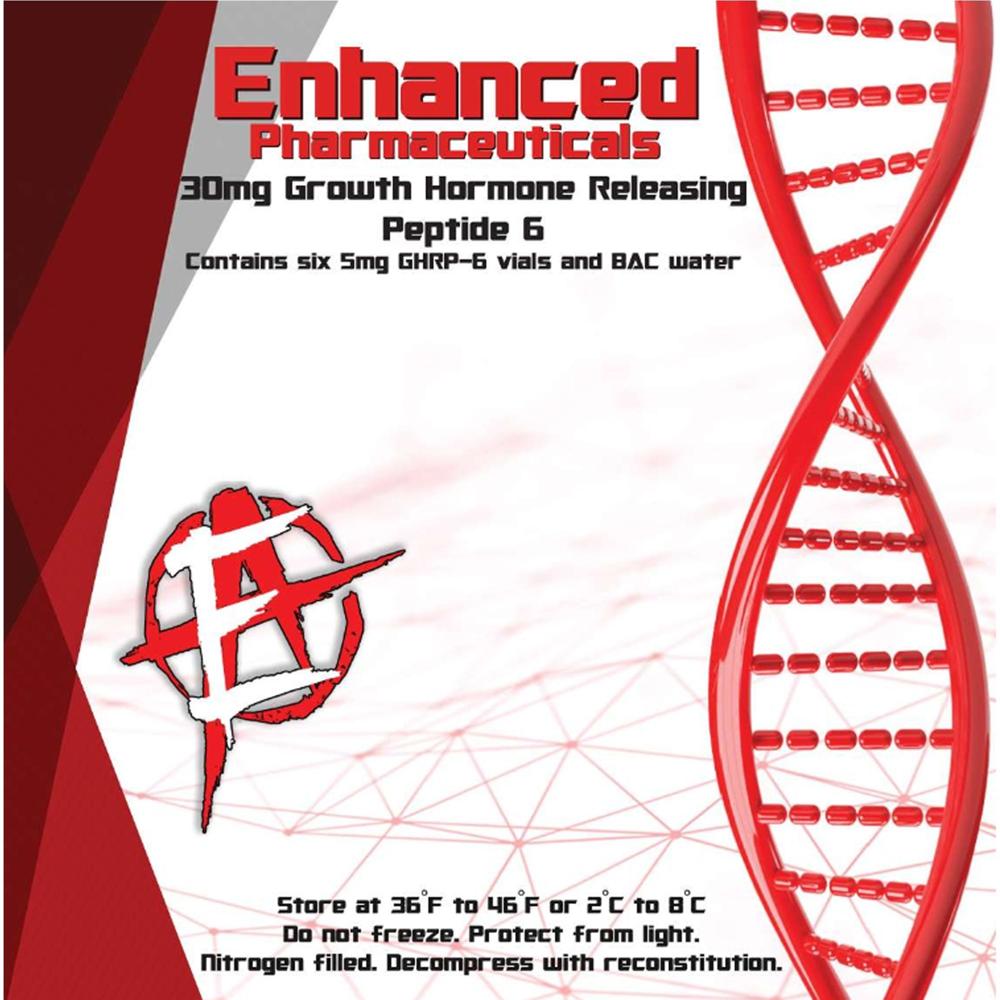 ENHANCED PHARMA GHRP-6, 5MG X 6 VIALS