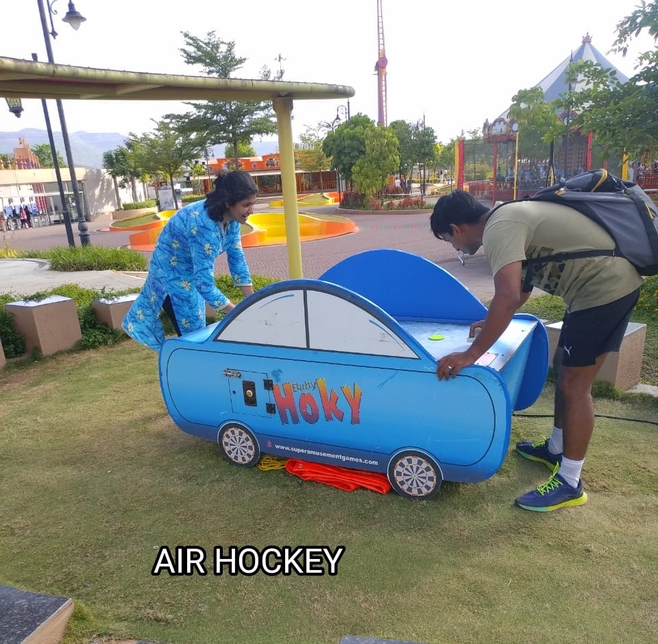 Bungee Air Hockey Bouncy for Parties & Events