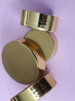 63mm Golden Coated Cap