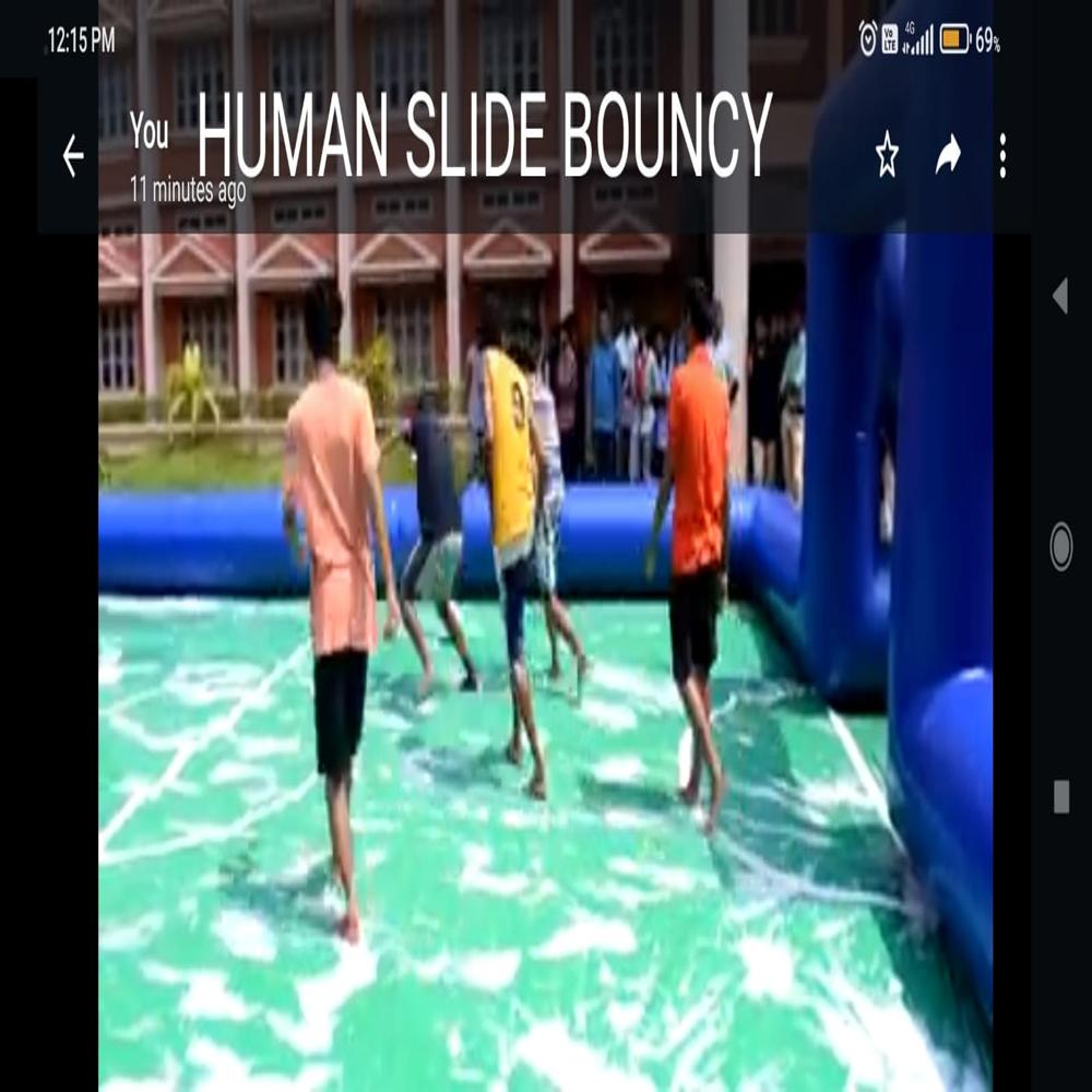 Human Slide Bouncy For Parties & Events