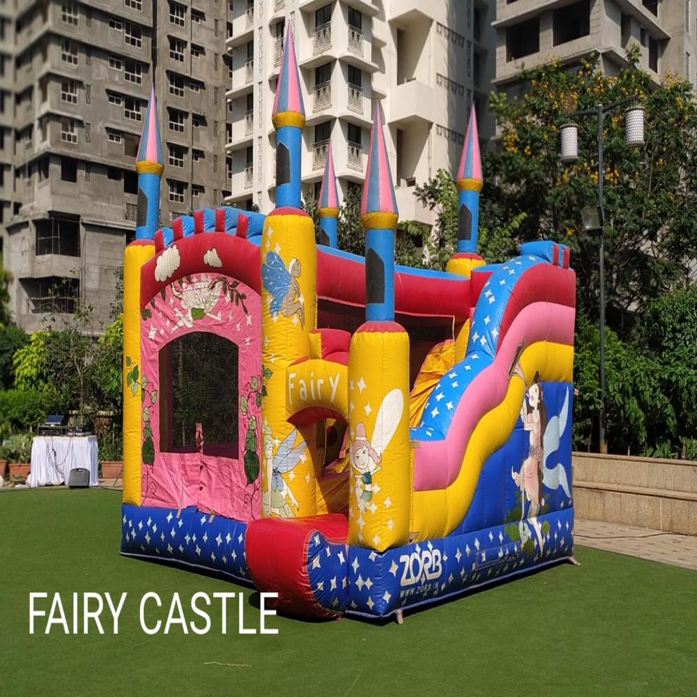 Bungee Fairy Castle Bouncy For Parties & Events