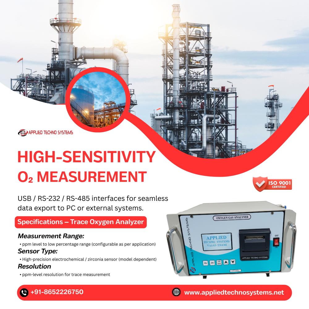 TRACE OXYGEN GAS ANALYZER
