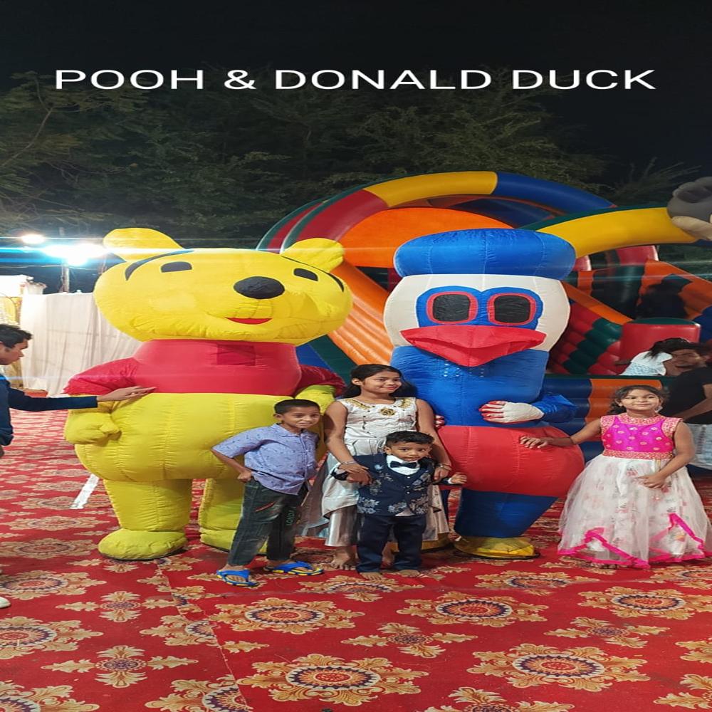 Bungee Pooh & Donald Duck Bouncy for Parties & Events