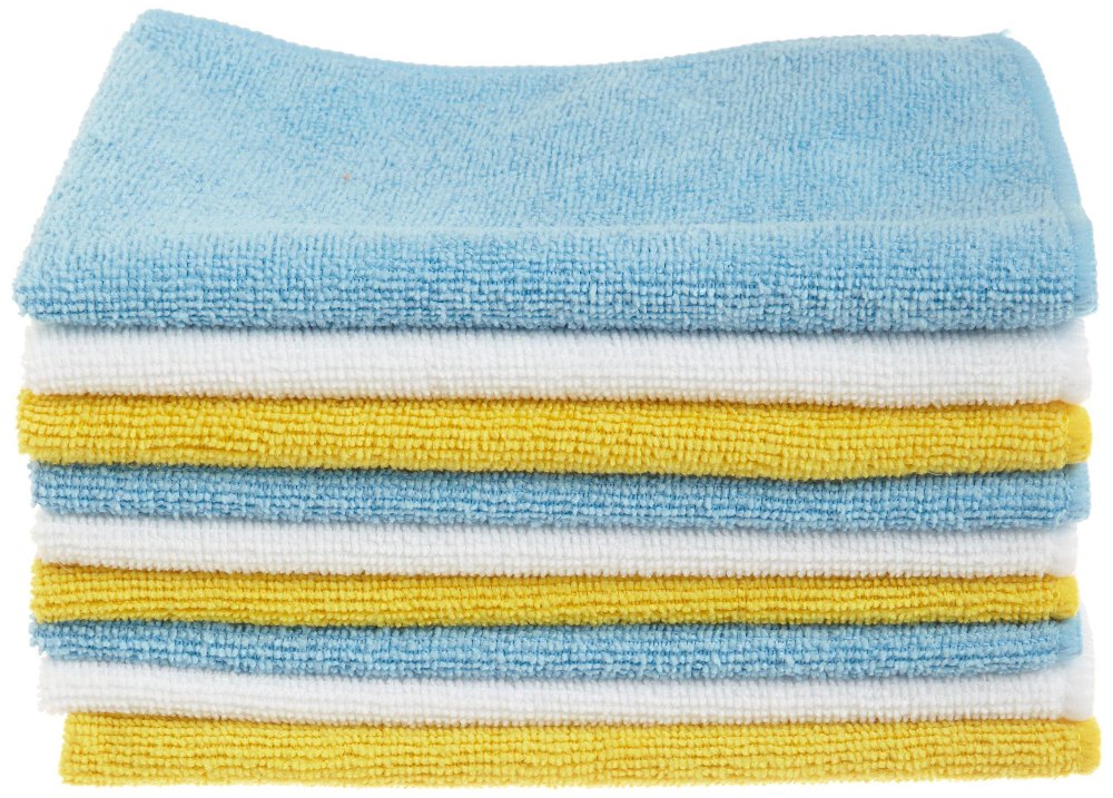 Micro Fiber Cloths - Microfiber 40x40 Cm, Assorted Colors | Lint-free, Streak-free, Super Absorbent, Reusable, Durable Edges