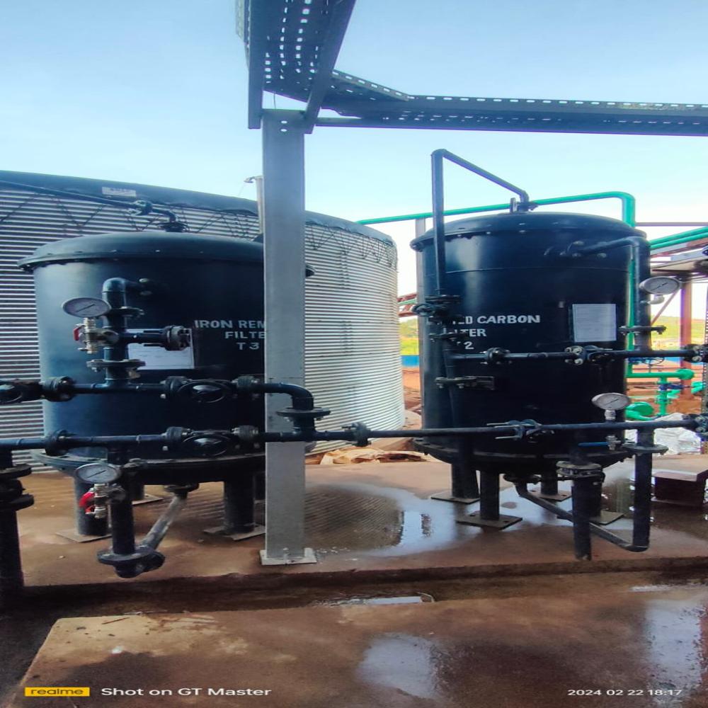 Sand Media Filter - Electric Powered, Fully Automatic Operation | High Efficiency Water Purification System
