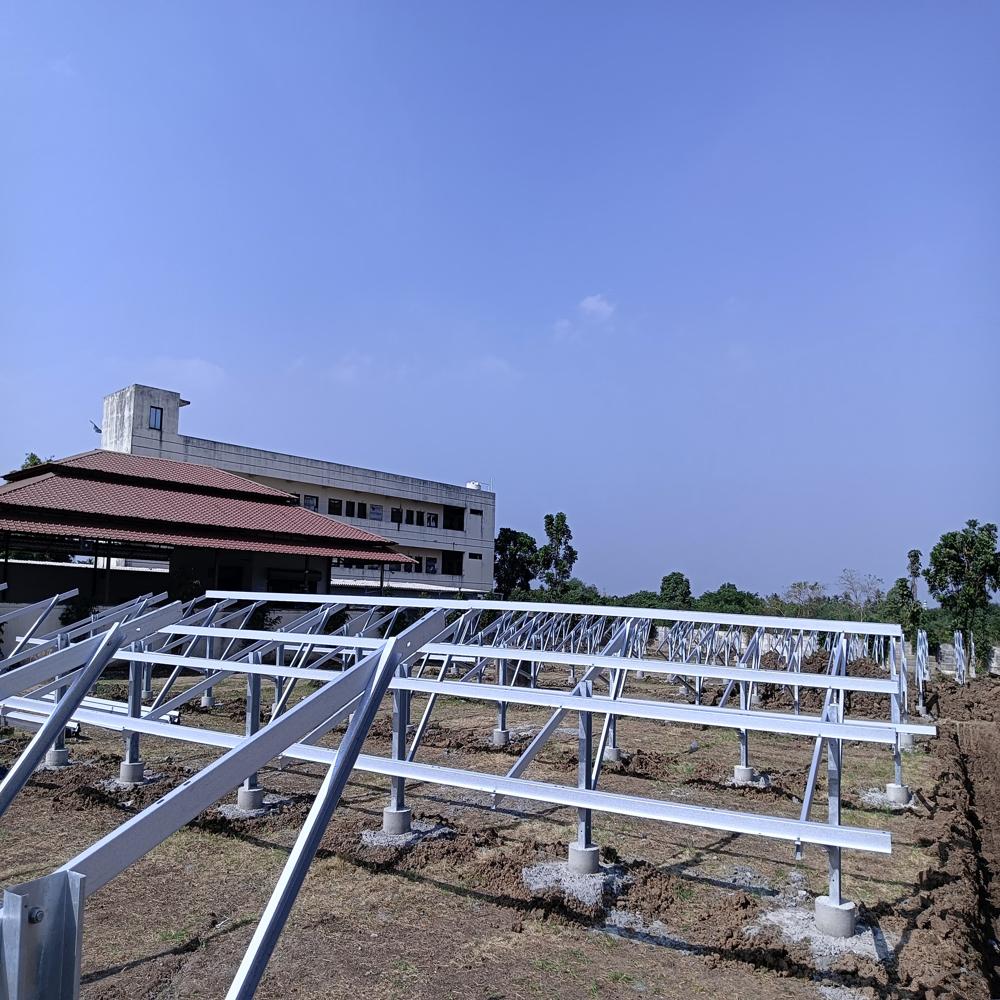 Solar Water Pump Structure - Color: Silver