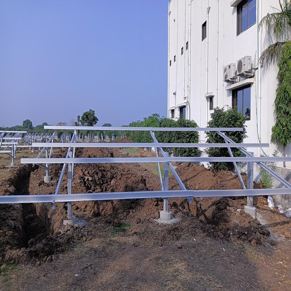 Solar Water Pump Structure - Color: Silver