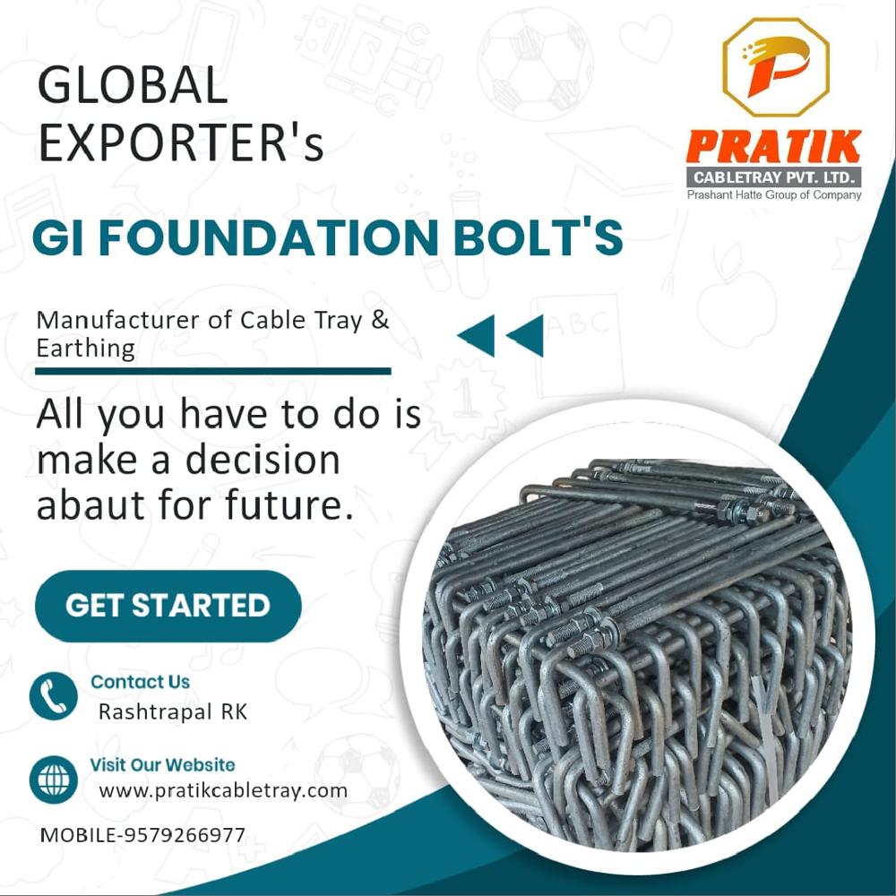 Foundation Bolt - Length: 2.5 Meter (M)