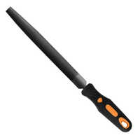 Jk Half Round Machinist File - High Carbon Steel 10 Inch, Single Cut Precision Tapered Edge