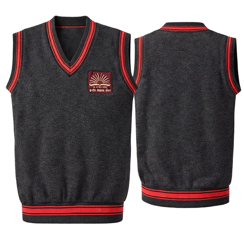 Half Sleeve School Sweater