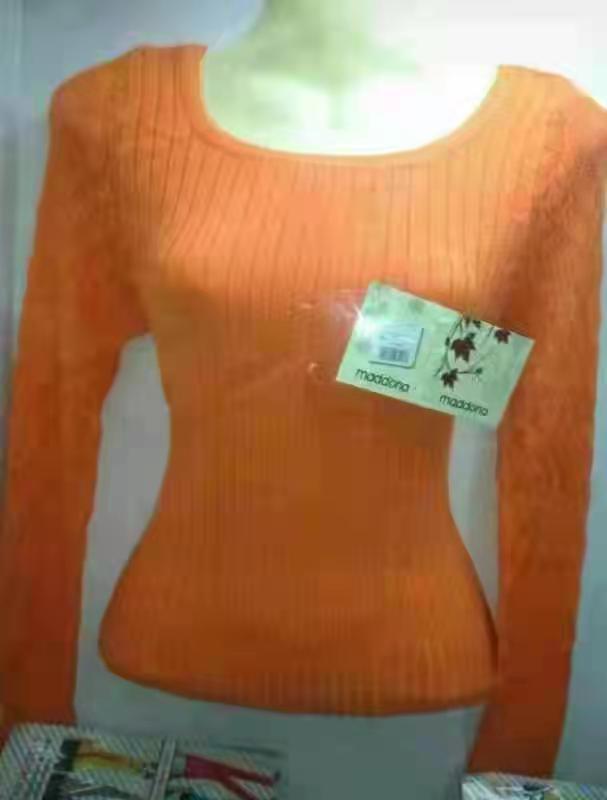 Orange Color Woolen Girls Top