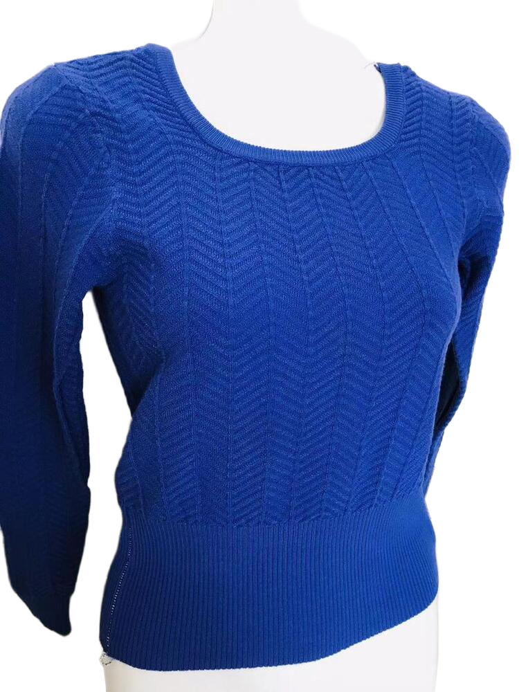Blue Color Woolen Girls Top