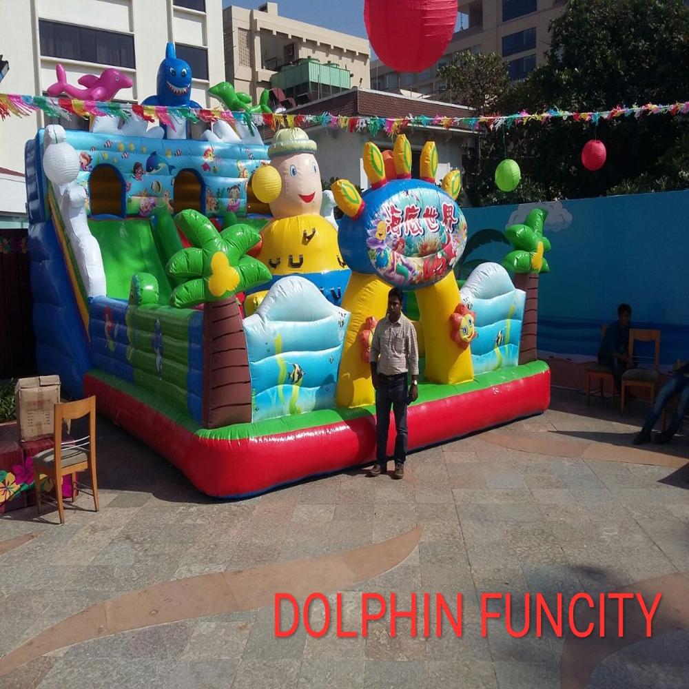 Dolphin Funcity Jumbo Bouncy for Parties & Events
