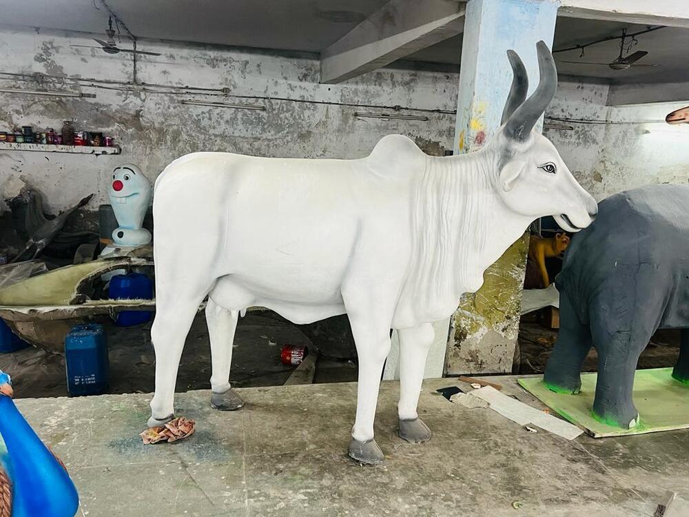 FRP Cow Statue
