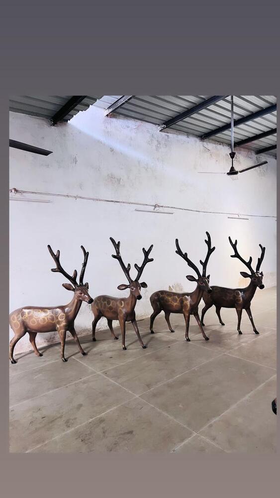FRP Deer Statues