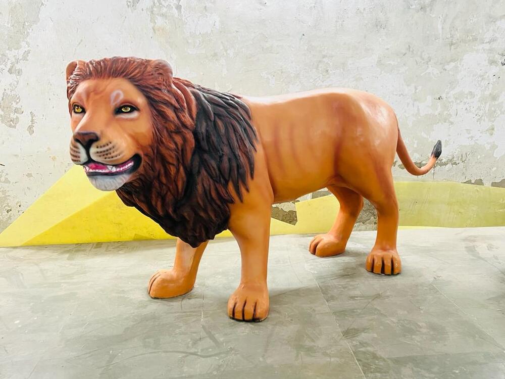FRP Lion Statue