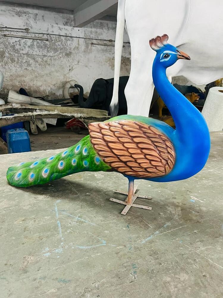 FRP Peacock Statue