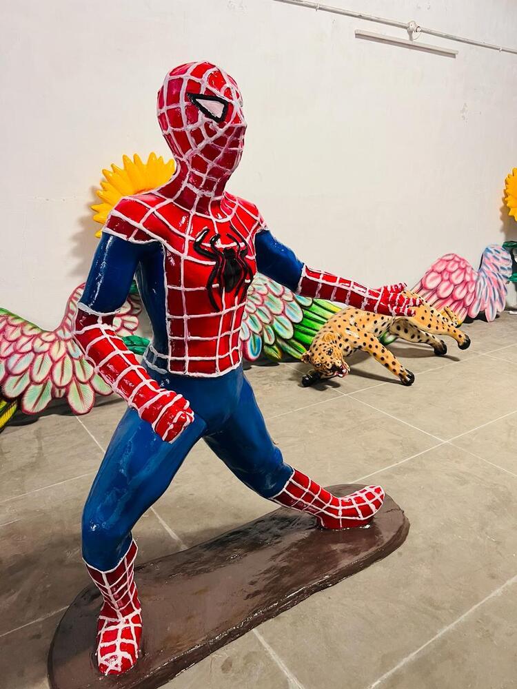 FRP Spider Man Statue
