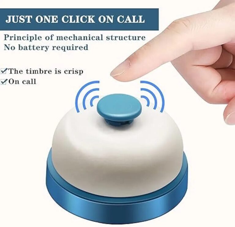 Table Bell - Size: Diameter: 3 Inches
