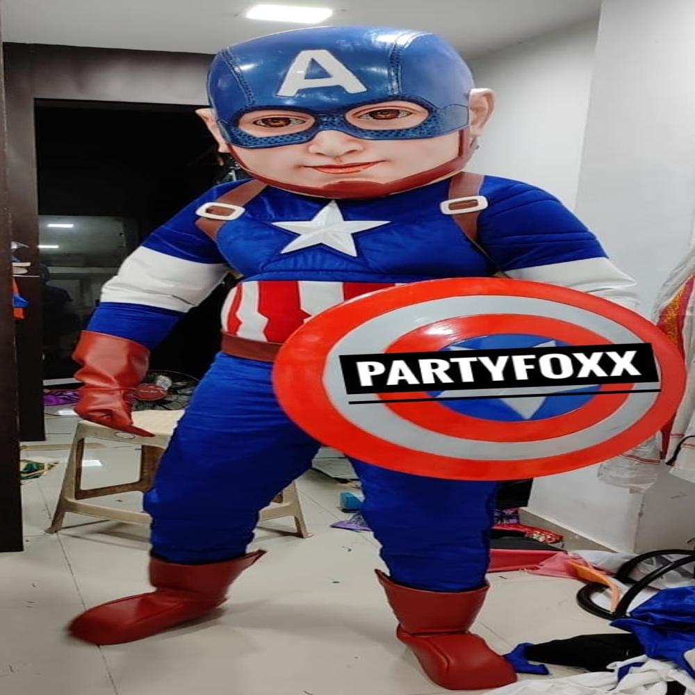 Captain America Mascot for Parties & Events