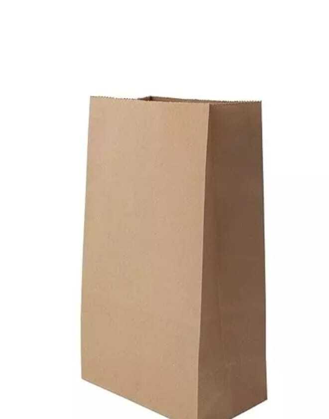 Square Bottom Paper Bag - Coating Type: Non Coated