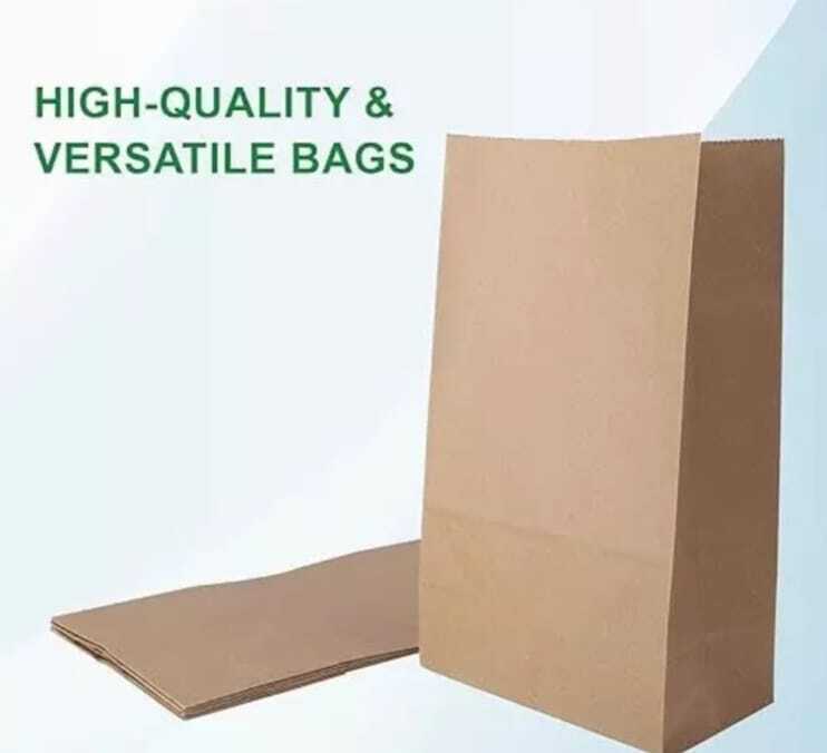 Square Bottom Paper Bag - Coating Type: Non Coated