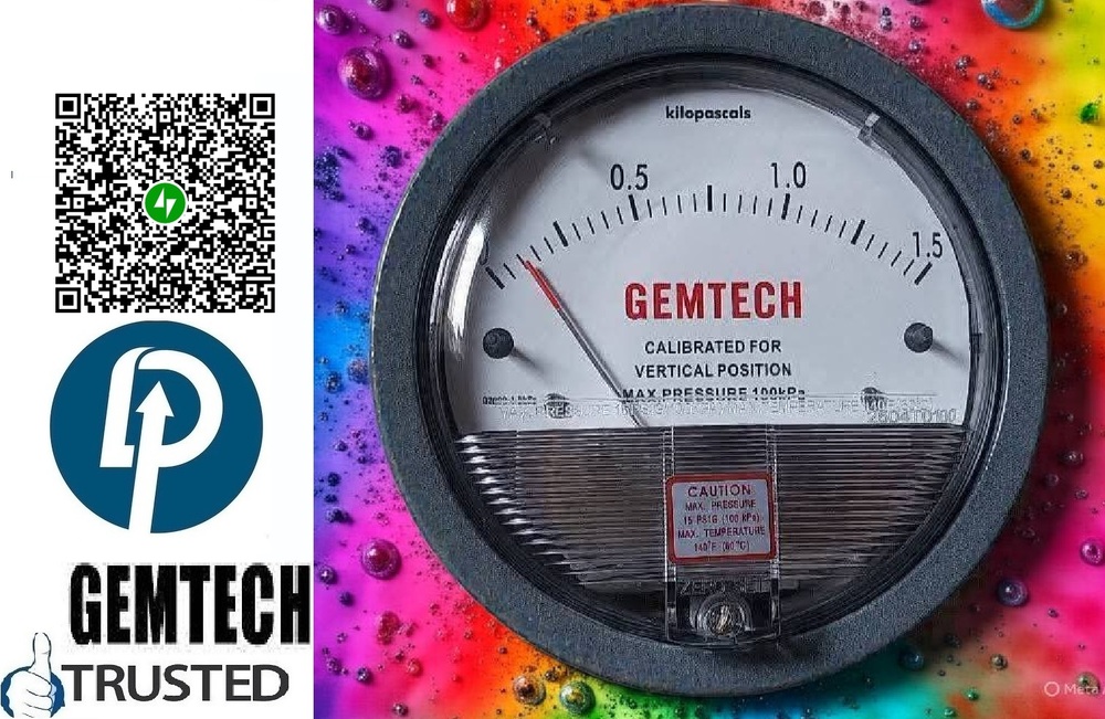 GEMTECH DIFFERENTIAL PRESSURE GAUGE Distributor Form Jalore Rajasthan
