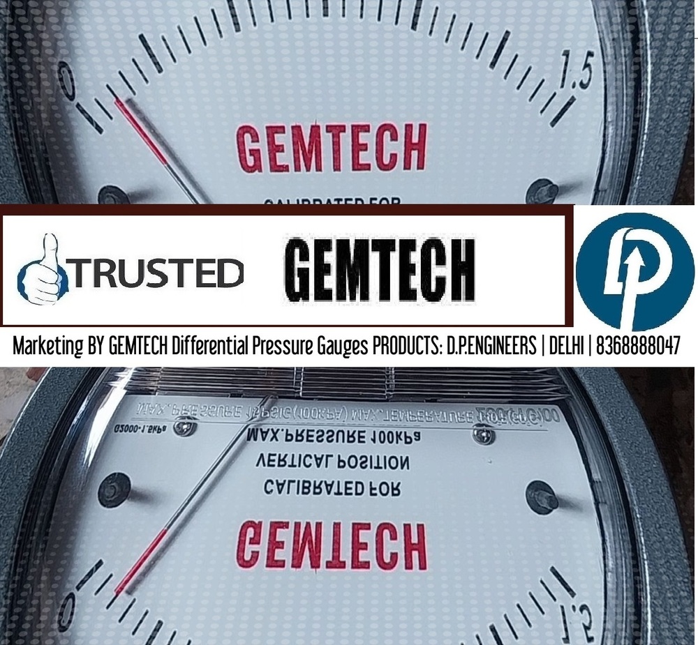 GEMTECH DIFFERENTIAL PRESSURE GAUGE Distributor Form Jalore Rajasthan