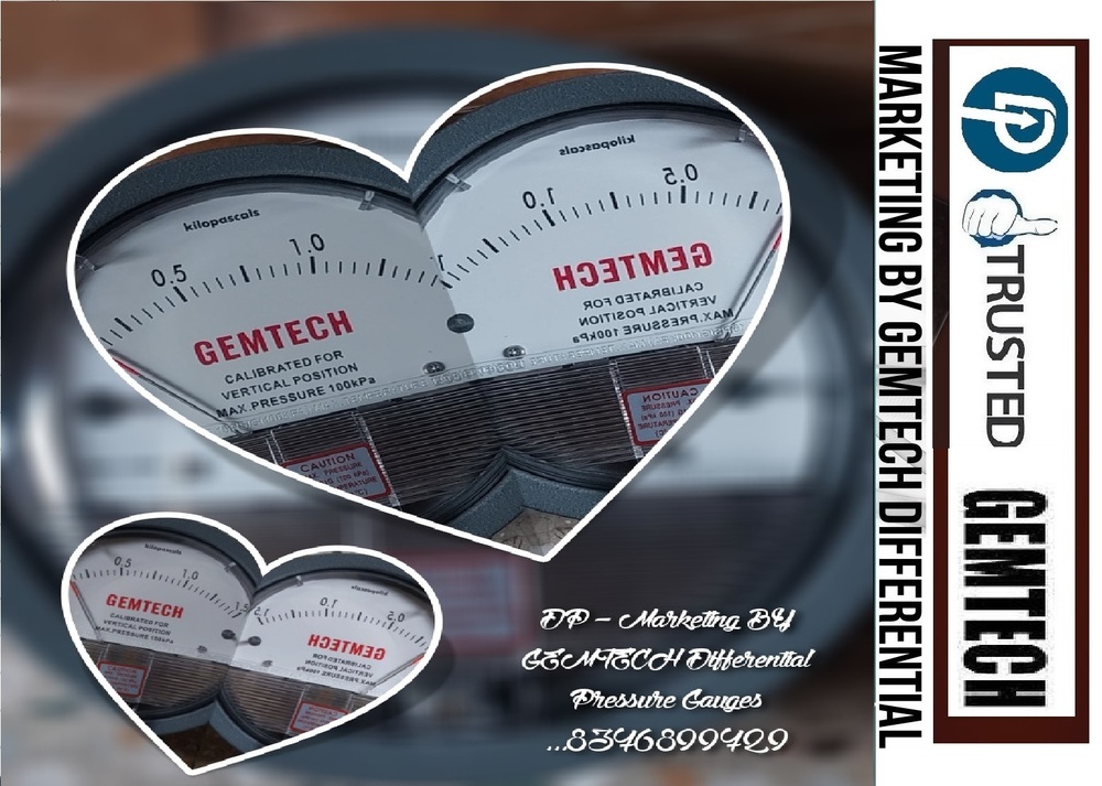 GEMTECH DIFFERENTIAL PRESSURE GAUGE Distributor Form Jalore Rajasthan