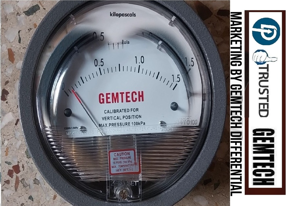 GEMTECH DIFFERENTIAL PRESSURE GAUGE Distributor Form Jalore Rajasthan