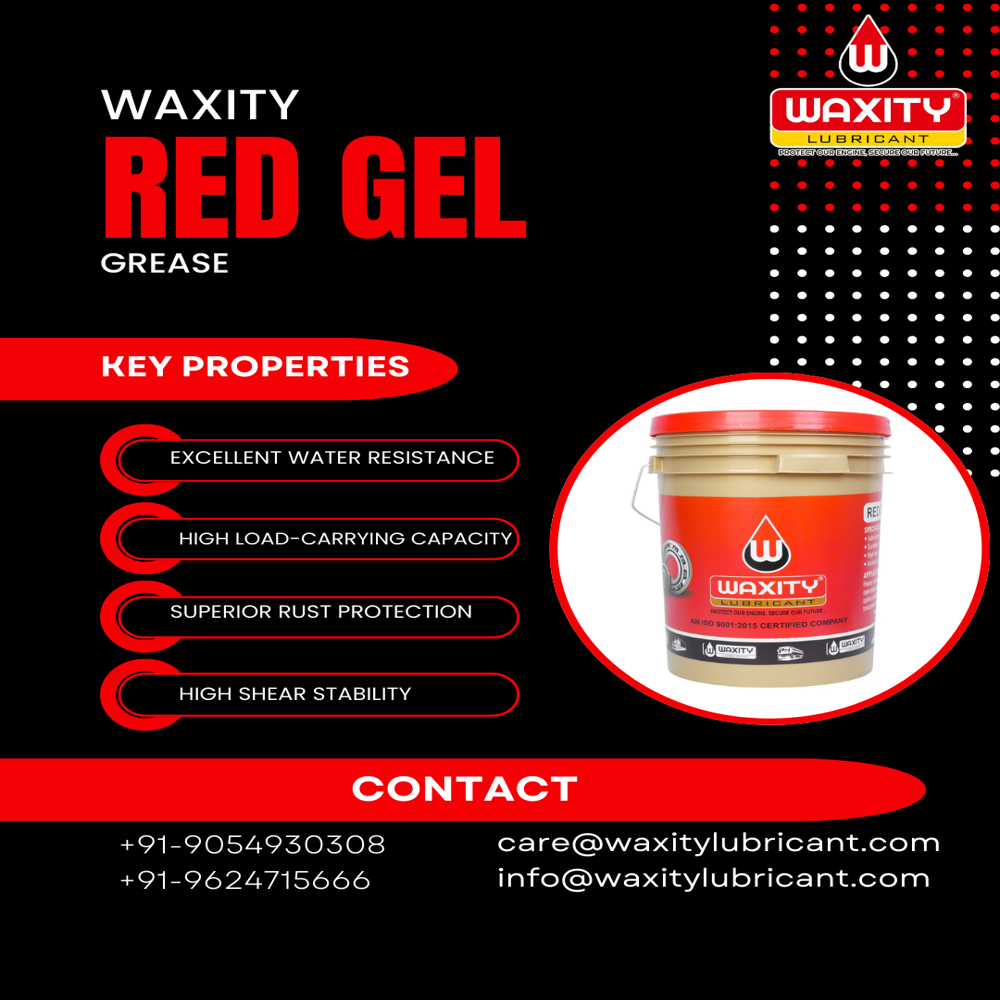 Red Gel Grease - Application: Automotive & Industrial