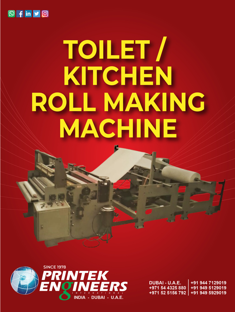 Toilet/Kitchen Roll Making Machine