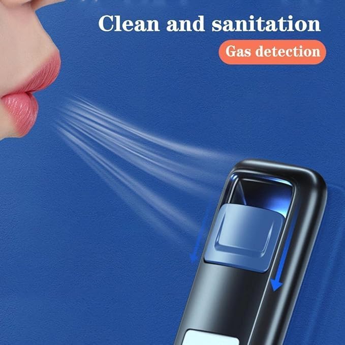 True Sense Non-Contact Alcohol Breath Analyzer, Instant USB Rechargeable Alcohol Tester, AT-06