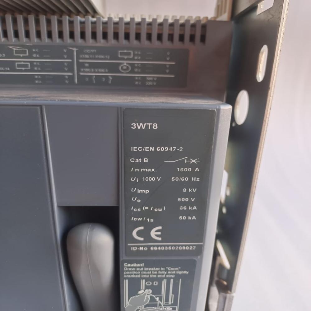 Air Circuit Breaker(ACB) Siemens 3WT8161-6AA03-5AB2(3WT8161-6AA04-5AB2) AMP1600A
