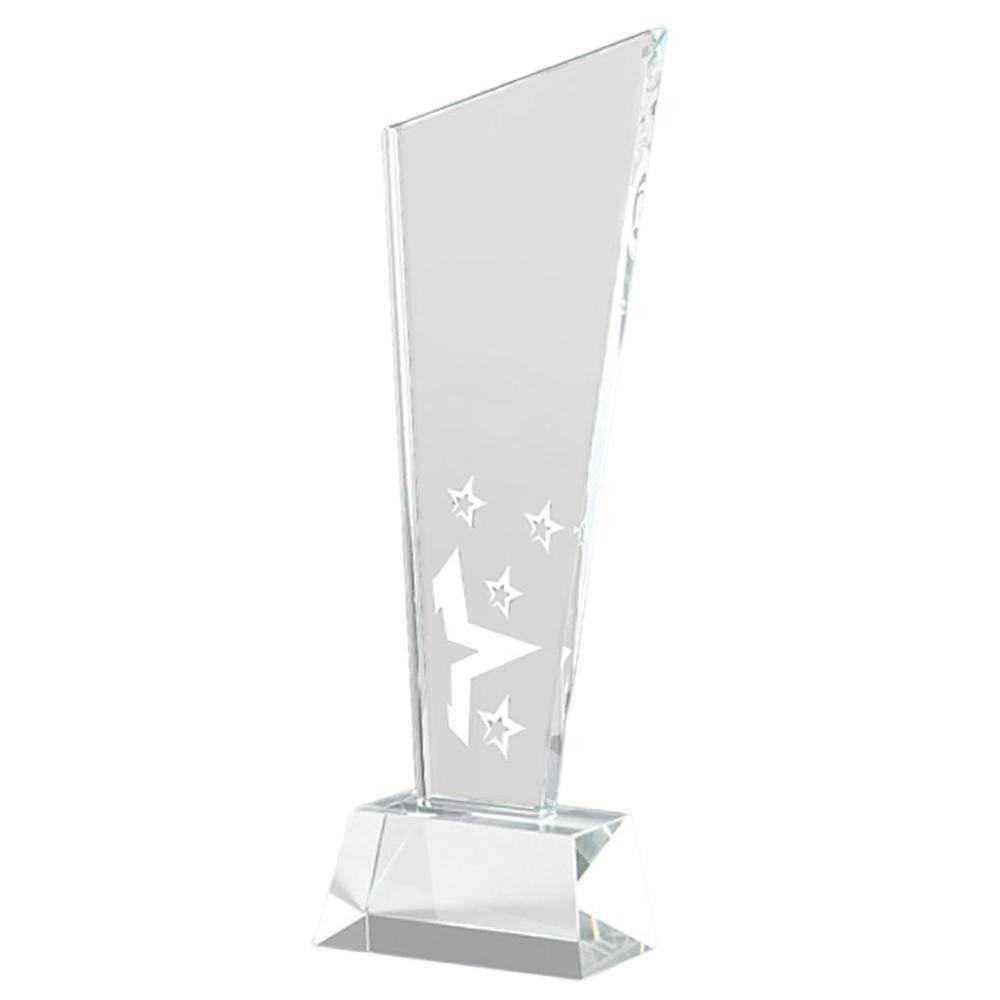 Glass Trophy - Dimension (L*w*h): Approx. 8x3x18 Cm  Centimeter (Cm)