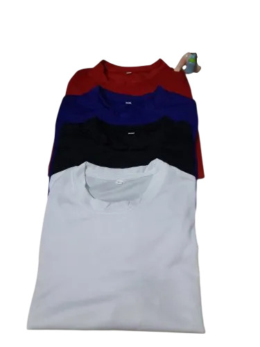 Plain Polyester Dry Fit T-Shirt For Sublimation