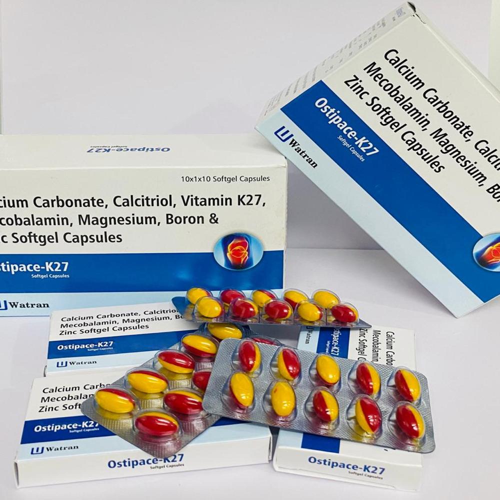 Vitamin K27 45mcg + EPA 90 + DHA 60 + Mecobalamin 750mcg + Folic Acid 400mcg + Boron 1.5mg (Softgel) Capsules