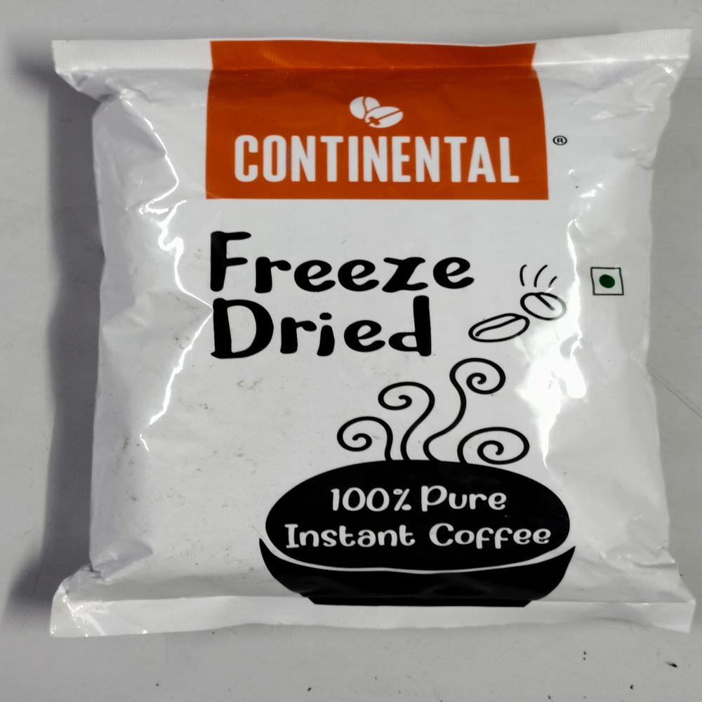 Dried freeze coffee with feeze diet