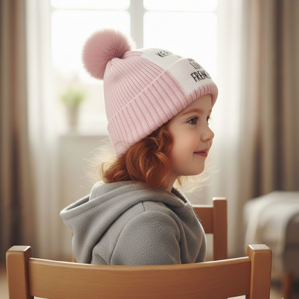 Stylish Winter Woolen Cap - Age Group: Kids Unisex