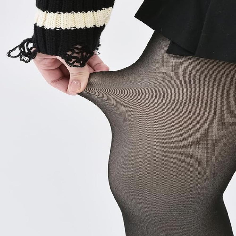 Thermal Winter Legging - Color: Dual Black And Nude