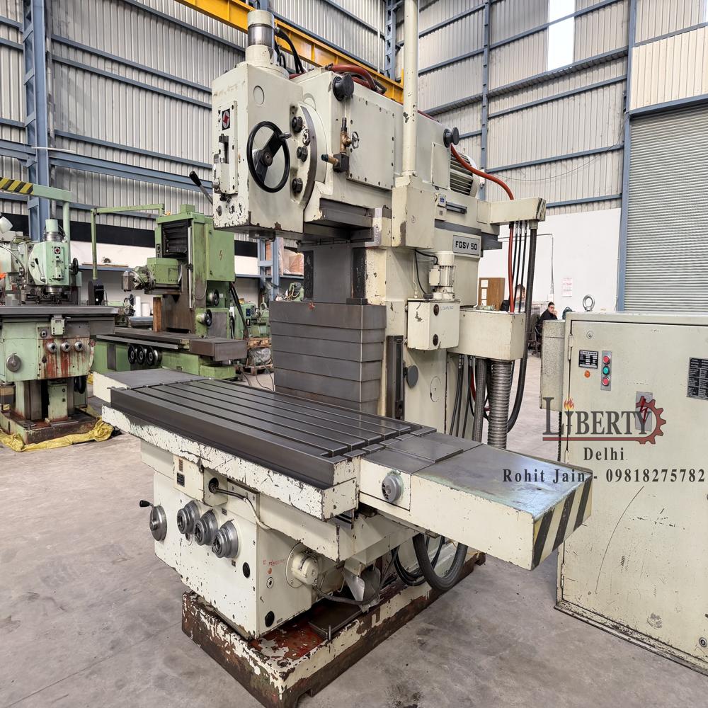 TOS Czech FGSV-50 Heavy Duty Vertical Milling Machine