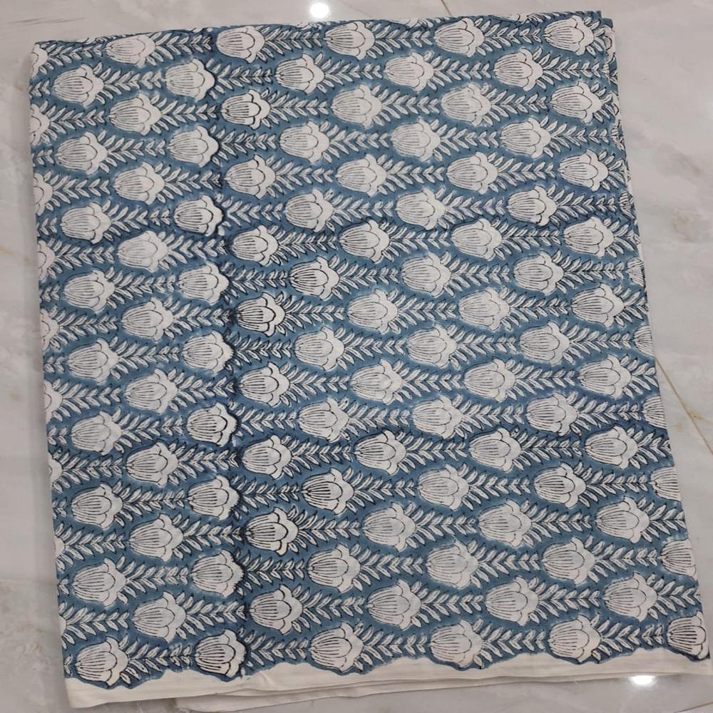 Block Printed Cotton Fabric