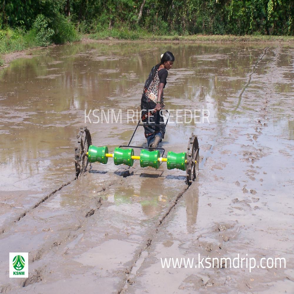 Direct paddy seeder / 20 x 20 cm / 8 rows