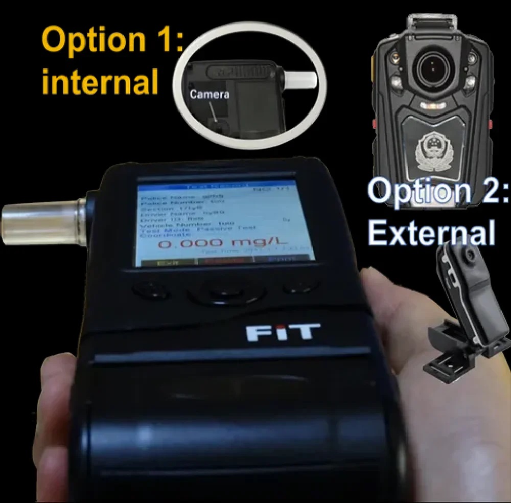 True Sense FiT333 Law Enforcement Alcohol Tester Fuel Cell Breathalyzer, AT-17