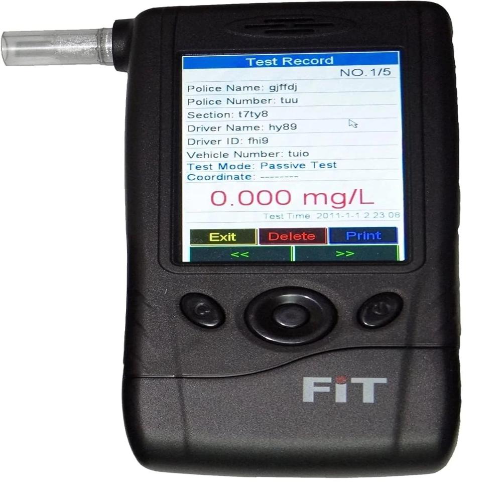 True Sense Professional Fuel Cell Alcohol Tester Fit333-lc Touch Panel With Bt Printer, At-17a